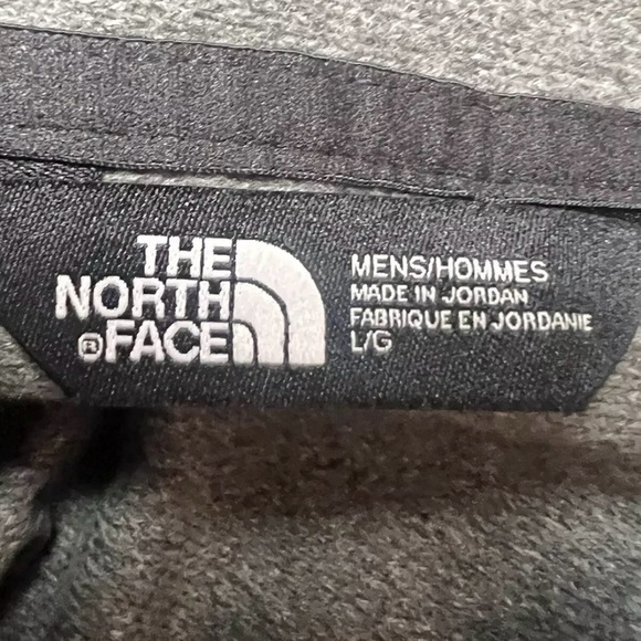 The North Face Men’s Tech 1/4 Zip Fleece Pullover Asphalt Heather Gray Large - Picture 4 of 6